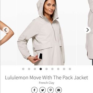 Lululemon Move with the Pack Rain Jacket